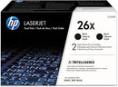 HP 26X Black High-yield Toner Cartridges 2-Pack HP LaserJet Pro CF226XD - Black Brand New