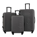 WRANGLER QUEST LUGGAGE SET 3 PIECE SET (30"/26"/22") WR-A1603-013 - GRANITE - Like New