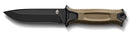 GERBER GEAR STRONGARM FIXED BLADE, TANG KNIFE - MULTIPLE CARRY OPTIONS - BROWN - Like New