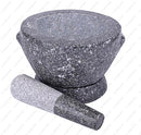 M.V. TRADING STONE GRANITE MORTAR AND PESTLE, 7 IN, 2+ CUP CAPACITY - GRANITE - Like New