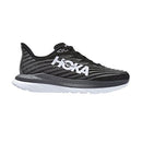 1136678 HOKA Women's Mach 5 Black Castlerock Size 7.5 Wide - Like New