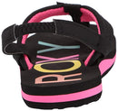 ROXY GIRLS TODDLER VISTA 3 POINT SANDAL FLIP-FLOP SIZE: YOUTH 10.0 BLACK 20 - Like New
