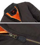 GALAXY BY HARVIC SPIRE BY GALAXY MEN'S FLIGHT JACKET BLACK Size X-LARGE - Like New