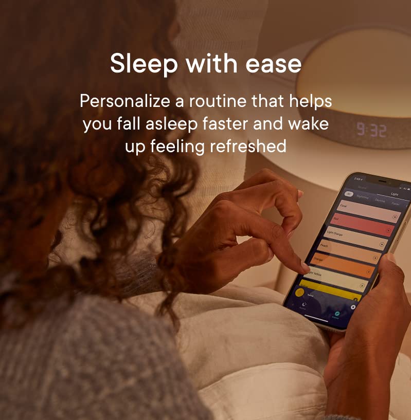 HATCH SLEEP SOUND MACHINE, SUNRISE ALARM CLOCK, SMART LIGHT, - GRAY - Like New