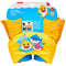 SWIMWAYS SEA SQUIRTS USCG APPROVED KIDS LIFE JACKET, BABY SHARK - YELLOW - Brand New