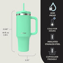 CONTIGO STREETERVILLE 40OZ TUMBLER STAINLESS - REEF - Like New