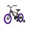 JETSON LIGHT RIDER 16" KIDS' LIGHT UP BIKE ADJUSTABLE HANDLEBAR - BLACK/PURPLE - Like New