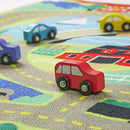 Melissa & Doug Round The Town Road Rug and Car Activity Play Set 39x36in NEW - Brand New