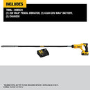 DEWALT 20V MAX* CONCRETE VIBRATOR, PENCIL (DCE531M1) - MULTI,YELLOW - Like New