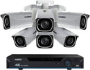 Lorex 4K UHD 2TB Wired Network Security System Color Night Vision Black LNR6826K Like New