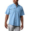 COLUMBIA MEN'S BAHAMA II SHORT SLEEVE SHIRT - SIZE: MEN XL - LIGHT BLUE - Brand New
