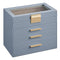 SONGMICS JEWELRY BOX, 4-LAYER JEWELRY ORGANIZER, 3 DRAWERS, UJBC161Q01 - BLUE - Like New