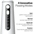 AquaSonic - Elite - Portable Cordless Water Flosser AS-ELITE-FLOS-WH - White Like New