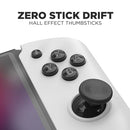 CRKD NITRO DECK HANDHELD CONTROLLER DECK ZERO STICK DRIFT NINTENDO SWITCH WHITE - Like New