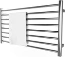 Bee Tech B081DQ8DTZ Heated Towel Warmer Timer Wall Mounted - Silver - Brand New