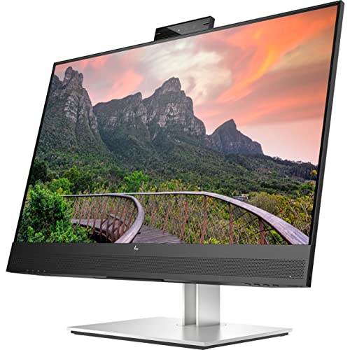 HP E27M G4 27" QHD WIDE 1440P WQHD LCD 16:9 WEBCAM 3F0H2AA - SILVER/BLACK - Like New