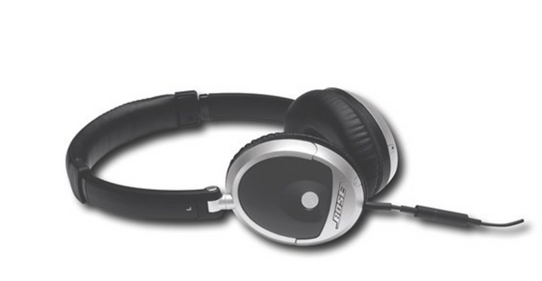 Bose - OE Audio Headphones - Silver/Black 7997368 Like New