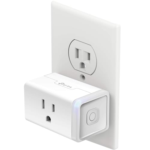 Kasa Smart Plug Mini Energy Monitoring Smart Home Wi-Fi Outlet Alexa KP115-White Like New