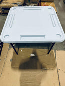 BENECASA BLOW MOLD DOMINO GAME TABLE - LIGHT BLUE - Scratch & Dent