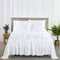 Bibb Home 2000 Count 6-Piece Rayon from Bamboo Sheet Set - Queen - White - Like New
