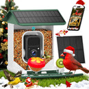 BROAIMX SMART BIRD FEEDER WITH CAMERA-AI IDENTIFY SPECIES - GREEN - Like New