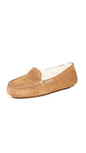 1106878 UGG WOMEN'S ANSLEY SLIPPER - SIZE 7 (JP W24) - CHESTNUT - Like New
