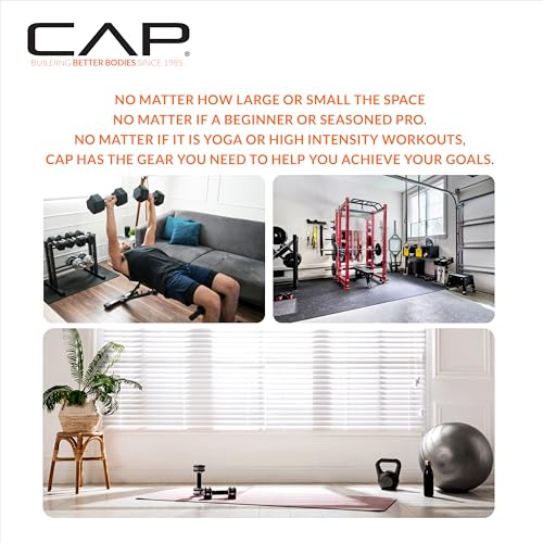 CAP BARBELL NON-SLIP YOGA & FITNESS MAT - BLUE - Brand New