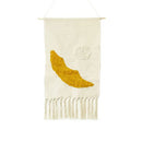 DECOPICK Macrame Woven Wall Hanging Tapestry, Fabric 19.7x36.2" The moon & stars - Brand New
