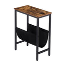 HOOBRO Narrow End Table Small Spaces Slim Nightstand BF41BZ01G1 -Brown/Black - Like New