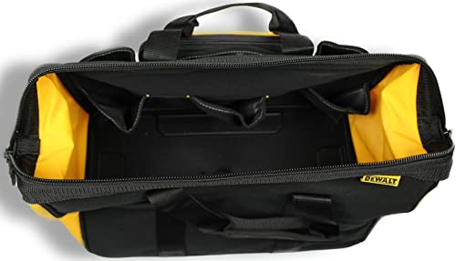 DEWALT LARGE HEAVY DUTY TOOL BAG 16” X 12" X 10" N712935 - BLACK/YELLOW - Like New