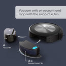 IROBOT ROOMBA COMBO J5+ SELF-EMPTYING ROBOT VACUUM & MOP J557020 - BLACK - Like New