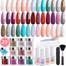 Aikker 27 Pcs Galaxy Color Dip Powder Nail Kit Starter B099PLV68M - MULTICOLOR - Brand New