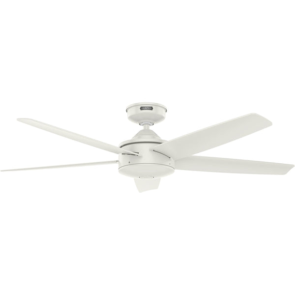 HUNTER FAN 52 INCH CEILING FAN WITH 5 BLADES CC5C14C24 - FRESH WHITE - Like New