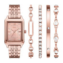 Folio Women's Three-Hand Rose Gold-Tone Watch, Model: FMDFL2085 - Rose Gold - Like New