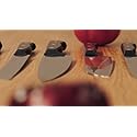 WUSTHOF GOURMET PARING KNIFE 8CM OR 3" MEDIUM POINTED - SILVER/BLACK - Like New
