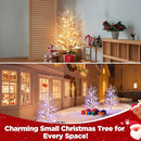 Brightever 3FT Artificial Small Christmas Tree with Lights Pre-lit Waterproof - Like New