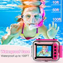 GKTZ KD190 Kids Waterproof Camera - Underwater Digital Action Camera - PINK Like New