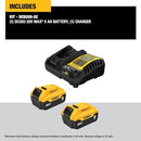 DEWALT 20V MAX LITHIUM 5.0 AH BATTERY 2-PACK BATTERY STARTER KIT DCB205-2C - Like New