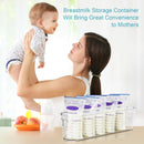 VTOPMART BREASTMILK SINGLE STORAGE CONTAINER CLEAR FREEZER FRIDGE ORGANIZER BINS - Like New