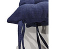 JAMSSUN Chair Cushions for Dining Chairs 4 Pack,Navy,15.5X15.5 inches - Brand New
