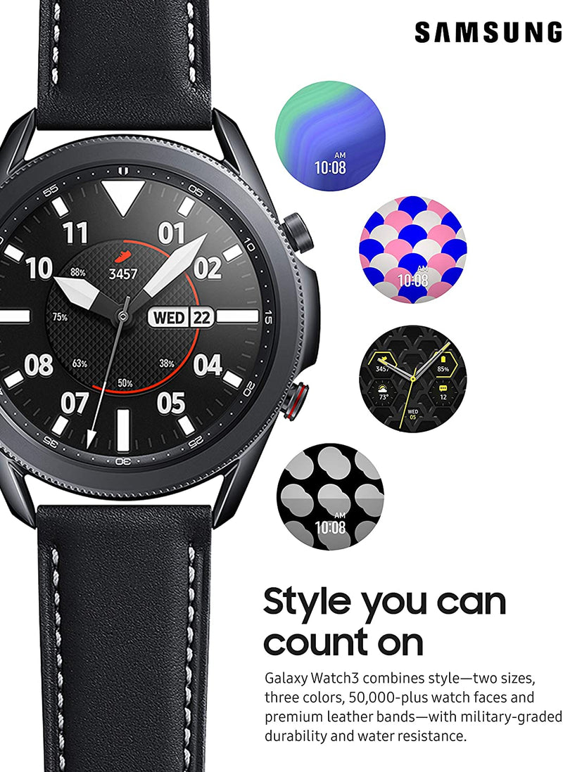 SAMSUNG GALAXY WATCH 3 45MM LTE SMARTWATCH MYSTIC BLACK - Scratch & Dent