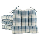 Arlee Home Fashions Fiber Filled Chair Pads 14” L X 15” W B0B4R718B2 - Slate - Brand New