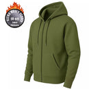 BLUE ICE MEN'S FLEECE-LINED FULL-ZIP HOODIE - SIZE: MEN XL - OLIVE - Like New