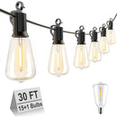 Brightown LED Outdoor String Lights 30FT for Patio with 16 - Scratch & Dent
