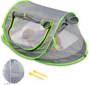 ZENTO DEALS BABY POP UP TENT - GRAY/GREEN - Like New