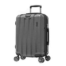 OLYMPIA U.S.A SIDEWINDER 21" CARRY ON LUGGAGE EXPANDABLE HARDSIDE - GRAY - Brand New