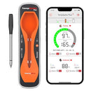 THERMOPRO TEMPSPIKE PLUS 600FT WIRELESS MEAT THERMOMETER - DARK ORANGE - Like New
