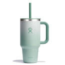 HYDRO FLASK 32 OZ TRAVEL TUMBLER WITH HANDLE, LID, STRAW - INSULATED - OMBRE - Like New