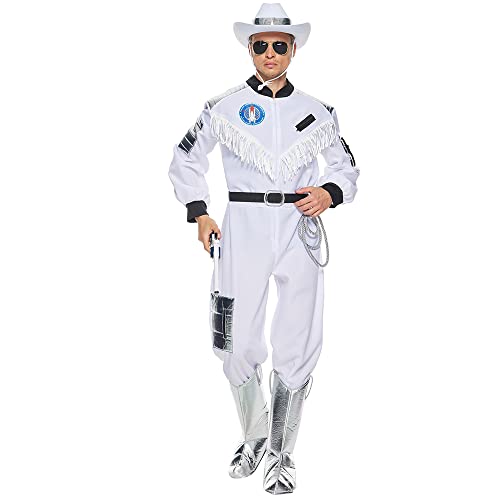 ERASPOOKY MEN'S SPACE COWBOY COSTUME ADULT ASTRONAUT COSPLAY - Scratch & Dent