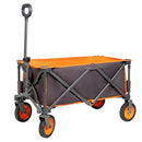 PORTAL COLLAPSIBLE WAGON, FOLDABLE BEACH WAGON CART, ALL TERRAIN, 225LBS - GREY - Like New